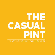 This is the restaurant logo for The Casual Pint of Falls Church
