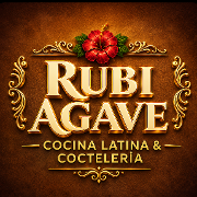 This is the restaurant logo for Rubi Agave Cocina Latina & Cocteleria