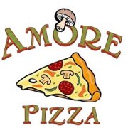 This is the restaurant logo for Amore Pizza 