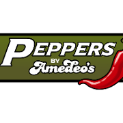 This is the restaurant logo for Peppers by Amedeos Restaurant & Bar