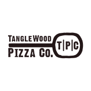 This is the restaurant logo for Tanglewood Pizza Company
