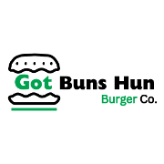 This is the restaurant logo for Got Buns Hun Burger Co.