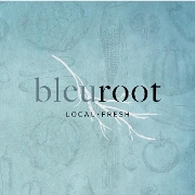 This is the restaurant logo for Bleuroot