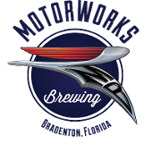 This is the restaurant logo for Motorworks Brewing