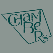 This is the restaurant logo for CHAMBERS