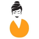 This is the restaurant logo for Dough Momma Pizzeria