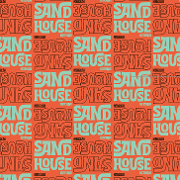 This is the restaurant logo for Sand House Kitchen