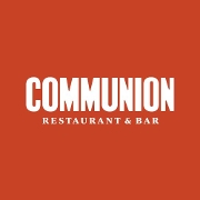 This is the restaurant logo for COMMUNION