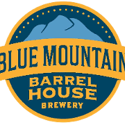 This is the restaurant logo for Blue Mountain Barrel House Brewery and Restaurant