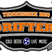 This is the restaurant logo for Drifters BBQ