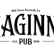 This is the restaurant logo for Maginn's Irish Pub