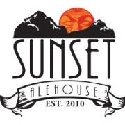 This is the restaurant logo for Sunset Alehouse