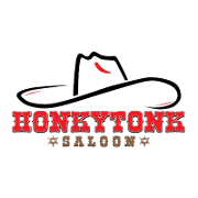 This is the restaurant logo for 128 Honkytonk Burger Co