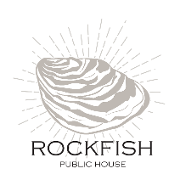 This is the restaurant logo for ROCKFISH PUBLIC HOUSE