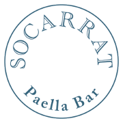 This is the restaurant logo for Socarrat Paella Bar
