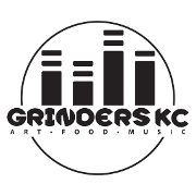 This is the restaurant logo for GRINDER'S  KC VENUE