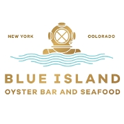 This is the restaurant logo for Blue Island Oyster Bar - Lone Tree