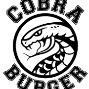 This is the restaurant logo for Cobra Burger