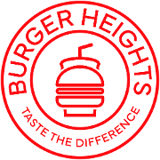 This is the restaurant logo for Burger Heights