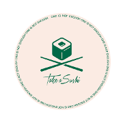 This is the restaurant logo for Take a sushi