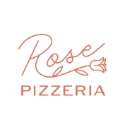 This is the restaurant logo for Rose Pizzeria - Berkeley