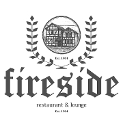 This is the restaurant logo for Fireside Restaurant