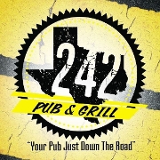 This is the restaurant logo for 242 Pub & Grill- Spring