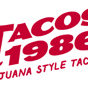 This is the restaurant logo for Tacos 1986 DTLA