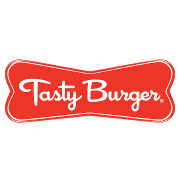 This is the restaurant logo for Tasty Burger